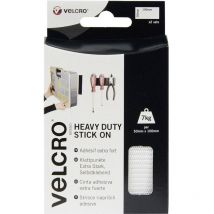 VEL-EC60240 Bande auto-agrippante à coller partie velours et partie agrippante, extra-fort (l x l) 100 mm x 50 - Velcro