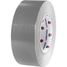Ruban adhésif toilé Gaffer Toolcraft 54B48L40AC gris (l x l) 40 m x 48 mm adhésif thermofusible 1 pc(s)