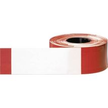 Ruban de signalisation – 500 m – Polyéthylène rouge/blanc – Quincaillerie