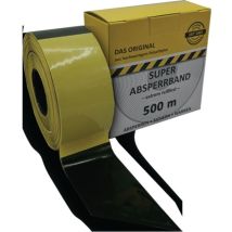 Kelmaplast Ruban De Barrage ( 4000818331 ) Longueur 500 M Jaune/noir Bloqué