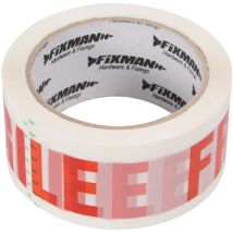 Ruban de conditionnement 'fragile' 48 mm x 66 m Fixman 191480