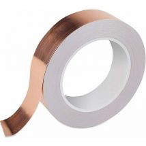 Ruban de Cuivre 20m x 30mm, Ruban Adhésif Feuille de Cuivre Bande emi Shielding Adhésif Conductif emc Blindage Ruban Adhésif pour Réparation de
