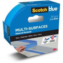 Ruban de masquage scotch l.36 mm x L.41 m multisurface