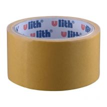 Ruban de pose double face 468/E L.25m l.50mm beige épaisseur totale 0,08mm Rl. Ulith