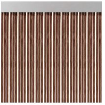Acudam - Rideau En Plastique Pour Portes Extérieures, Modèle Tape S-350, Couleur Marron, 90x210cm - M63569