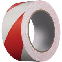 KIP - Ruban de signalisation Extra 339 pvc rouge/blanc longueur 33 m largeur 50 mm rouleau
