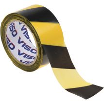 Rs Pro - Ruban de Signalisation Noir/Jaune 50mm x 100m ( Prix pour 1 )