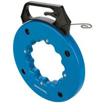 Silverline - Ruban de tirage aiguille tire fil d'electricien 15 mètres