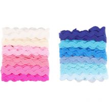 Feiyue - Ruban de tulle pailleté flocon de neige de Noël de 10 mètres pour la décoration