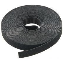 Ruban double face auto-agrippant noir 25 mm x 5 m Fixman 684180