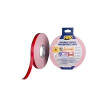 Ruban adhésif double face mirror Rouge 25 m 6,6 kg/cm² 19