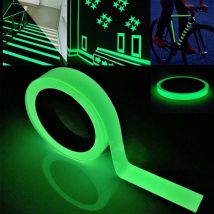 Ruban fluorescent vert de qualité supérieure de 9 m x 2 cm, ruban lumineux, ruban phosphoreux, ruban de marquage photoluminescent, ruban