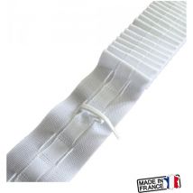 Ruban fronceur ruflette 35 mm Coloris - Blanc