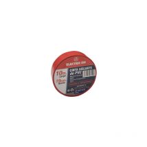 Electro Dh - Ruban isolant 10x19 rouge ignifuge 9040R