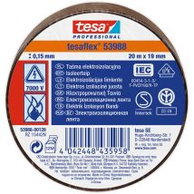 Ruban Isolant Homologué Marron 20m x 19mm 53988 Tesa