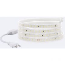 Ruban LED 220V SMD2835 120LED/m Blanc Froid IP65 Largeur 12mm Coupe tous les 100cm 8 m