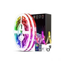 Ruban Led 30m, Led Chambre Bluetooth, Bande Led Contrôlé par Télécommande app, Led pour Chambre [Classe énergétique a+]