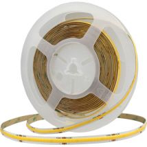 Optonica - Ruban led cob DC24V 12W/m 512LED/m IRC90 longueur 5m - Blanc du Jour 6000K