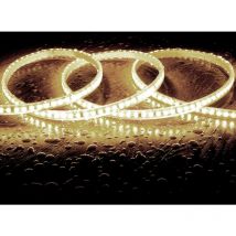 Ledkia - Ruban led Dimmable Auto-redressement 220V SMD2835 120LED/m 1000 lm/m IP65 Largeur 12mm sur mesure Coupe tous les 10cm Blanc neutre 8 m 4000K