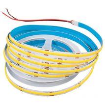 Ruban led cob 12V de 480 led au mètre rose de 5 Mètres en IP20 Transformateur: Alimentation Inclus