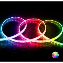 Ledkia - Ruban led rgb 24V dc smd Silicone flex 60LED/m 5m IP68 Largeur 12mm Coupe tous les 10cm rgb
