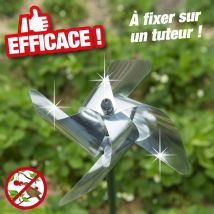 Ruban 'moulin à vent' coloris argent réfléchisseur anti-oiseaux