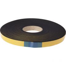 Rs Pro - Ruban mousse epdm Noir, 20mm x 10m x 5mm ( Prix pour Bobine de 10 Mètres )