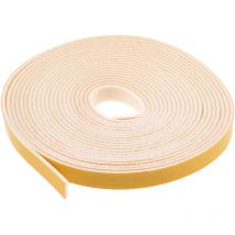 Rs Pro - Ruban mousse silicone Simple face Blanc, 12mm x 6m x 2.4mm ( Prix pour 1 )