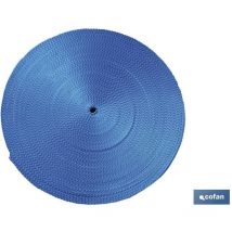 Cofan - Ruban Polyester pour Arrimage 5000kgx100m