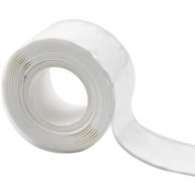 Ruban Silicone Étanche 1M, Anti-Fuite Imperméable, Ruban d'Étanchéité Plomberie, Auto-Fusionnant pour Réparations de Tuyaux et Câbles (1m x 25mm)