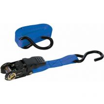 Rubber-Handled Ratchet Tie Down Strap S-Hook 4.5m x 53mm -