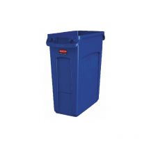 Rubbermaid - newell slim jim 60L recycling logo blu - RU19420