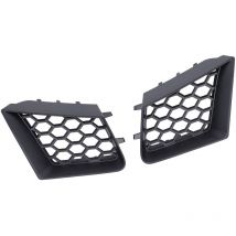Sjlerst - Khlergrill fr Seat Ibiza Cordoba 6L 2002-2009 Zubehr 2 Stck Stostange Front Nieren Gitter,Frontgrill Modified Grill Nieren Doppelsteg