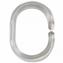 Rubberskin - Furniture Limited - Anneaux de rideau de douche Transparent 49300