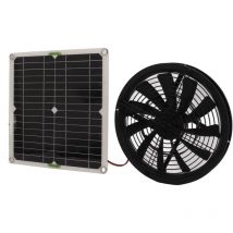 Solarpanel-Lüfter 100 w Solarpanel-betriebener Lüfter 10-Zoll-Durchmesser Ventilator für Wohnmobile, Yachten, Gewächshäuser, Badezimmer Andere