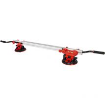 18976 Slim Easy Trans Plus, 20 cm, rojo, ideal para transportar láminas cerámicas de gran formato como mármol, diseño ergonómico, resistente y seguro