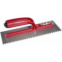 Rubi - 25903 Notched Trowel Steel 28Cm (6X6) Open Plastic Handle /R1-76QQ-8JS5/