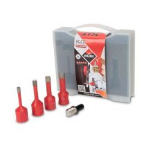 Rubi - Kit de brocas de diamante Mini Drygres D6-8-10-12mm - 50938