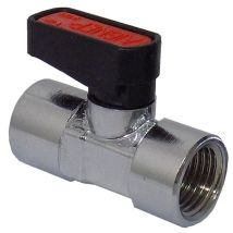 Rubinetto 1/4 femmiina femmina a sfera mignon valvola pneumatico aria compressa - 1 pezzo