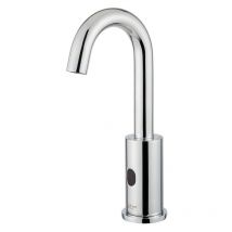 Idral - Grifo electrónico de lavabo serie curve con fotocélula con alimentación a pilas, premezclador mecánico
