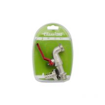 Rubinetto a sfera con portagomma blister 1/2 dn 10 pn 16