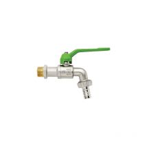 Rubinetto a sfera + leva garden antigelo FIV ottone nichelato 1/2X3/4
