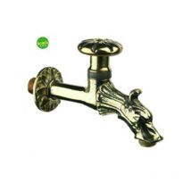 Rubinetto artistico con leva a volantino manfredi in ottone maschio 1/2