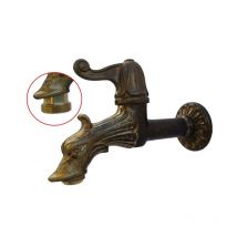 Rubinetto modello 147 in ottone con attacco per gomma per fontana da giardino casa 1/2'
