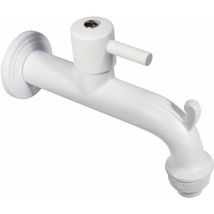 Rubinetto Colorato per Fontana da Giardino in Ottone Belfer RUB/023 Bianco