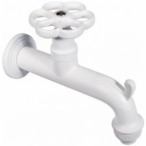 Rubinetto Colorato per Fontana da Giardino in Ottone Belfer RUB/022 Bianco