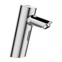 Rubinetto con fotocellula a batterie in ottone cromato 07261.B Nofer