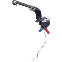 20000-630 Rubinetto con miscelatore monocomando Raccordo tubo flessibile 10 mm Antracite, Cromo - Barwig