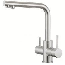 Onyzpily - Rubinetto cucina a 3 vie,rubinetto acqua potabile con doppia leva,Rubinetto Lavello Cucina con Osmosi penetrazione 3 in 1,con 2