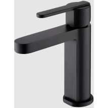 Imex - Rubinetto del lavabo monocomando Modello roma Becco universale Colore nero finitura opaca [ ]